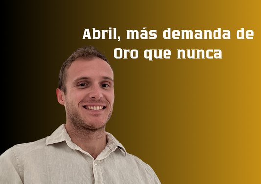 La demanda de oro alcanza un récord en el primer trimestre de 2025