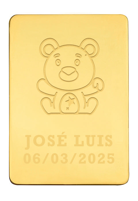 Lingote Osito Personalizado