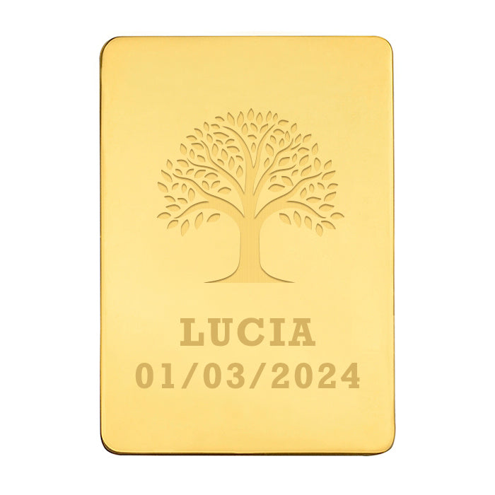 Lingote Árbol de la Vida Personalizado
