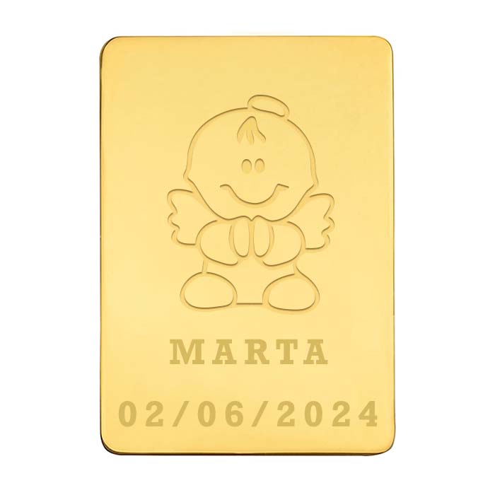 Lingote Angelito Personalizado