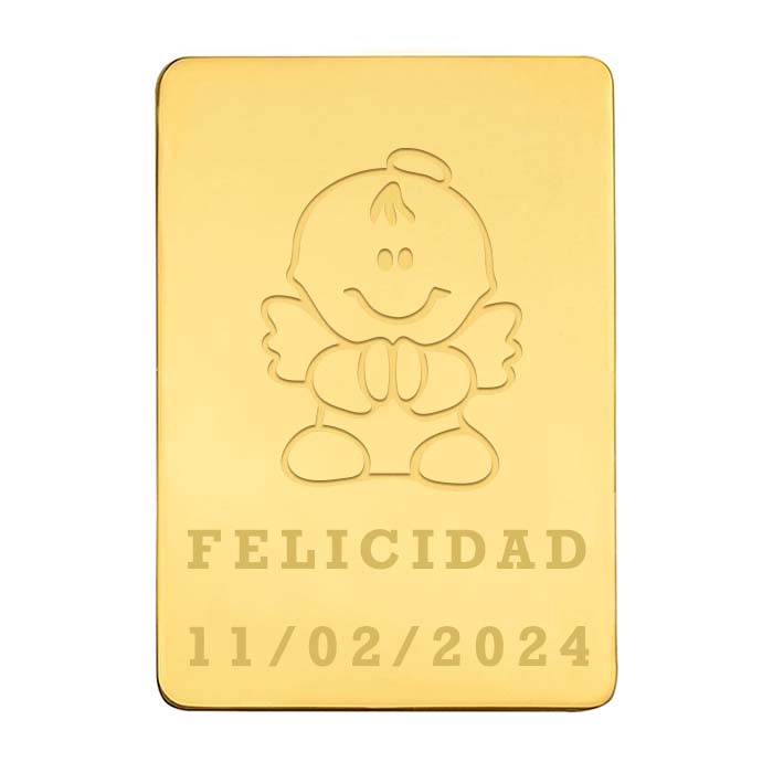 Lingote Angelito Personalizado