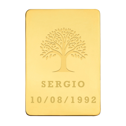 Lingote Árbol de la Vida Personalizado
