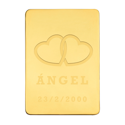 Lingote Corazones Personalizado