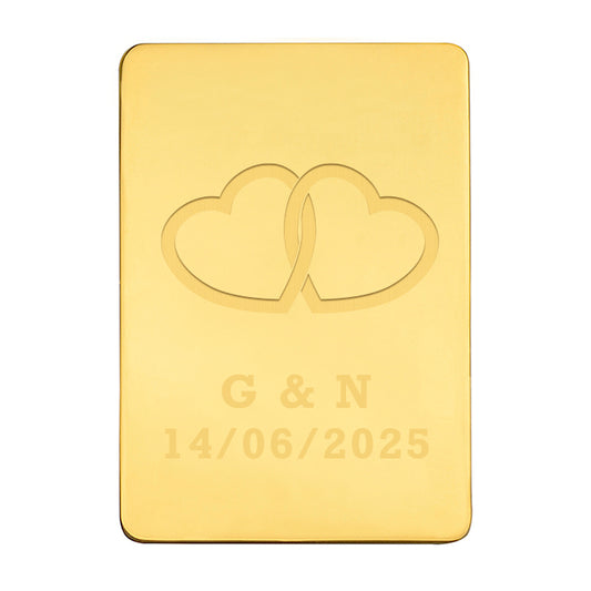 Lingote Corazones Personalizado