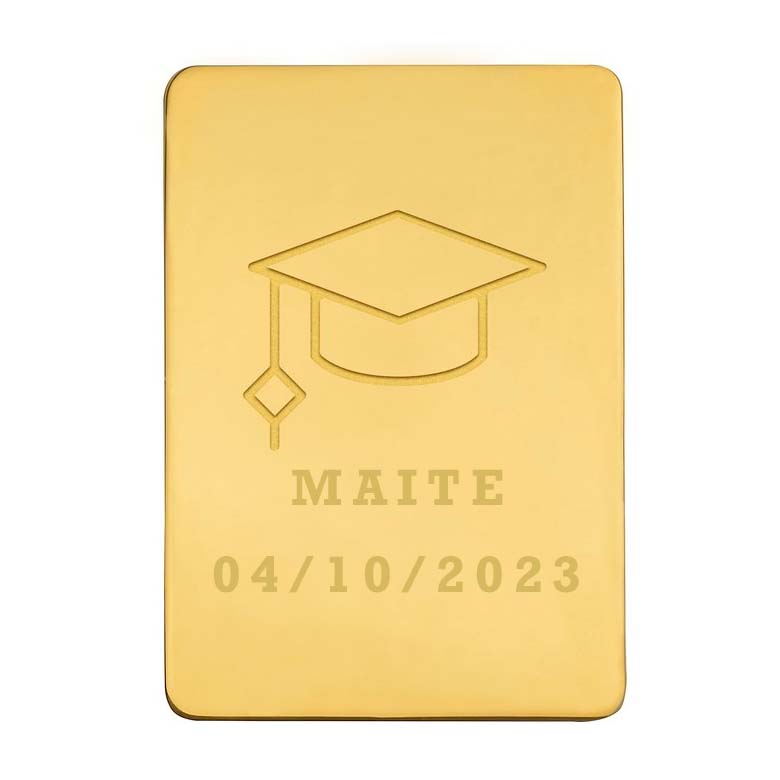 Lingote Graducación Personalizado