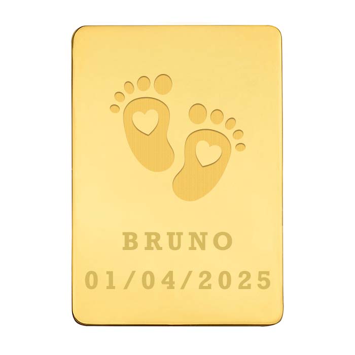 Lingote Pies bebé Personalizado