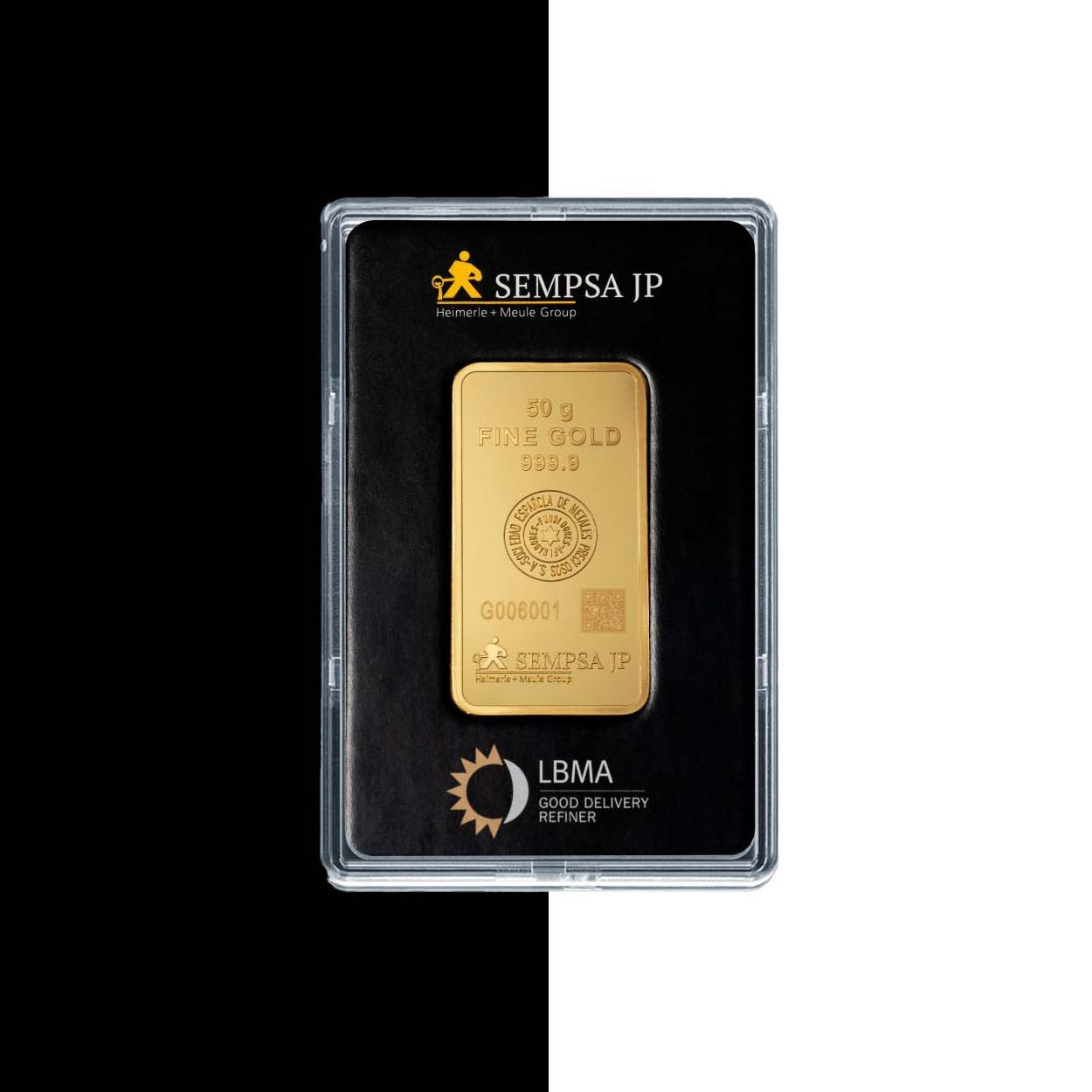 Lingote de Oro 50gr Sempsa