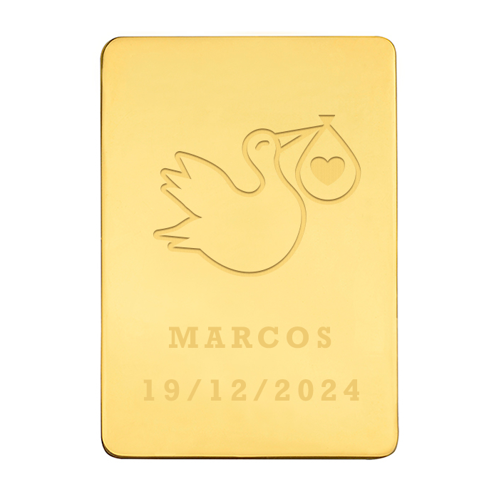 Lingote Cigüeña Personalizado
