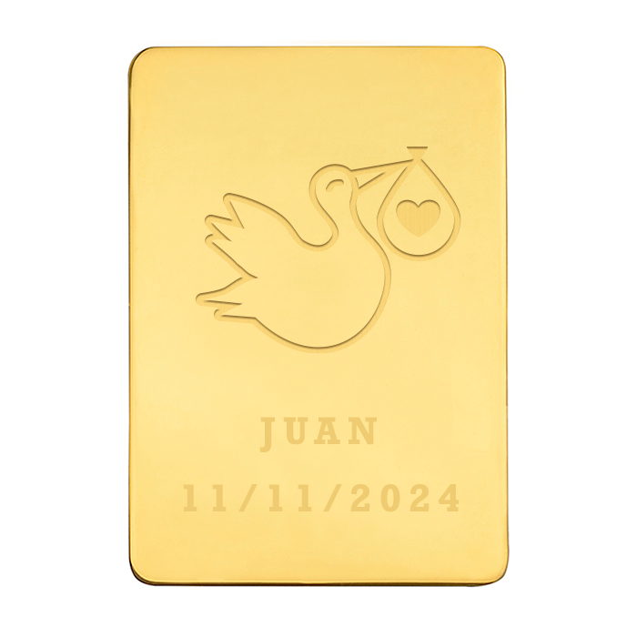 Lingote Cigüeña Personalizado