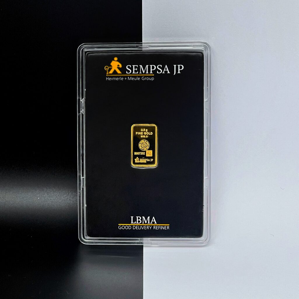Lingote de Oro 2,5gr Sempsa