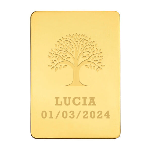 Lingote Árbol de la Vida Personalizado