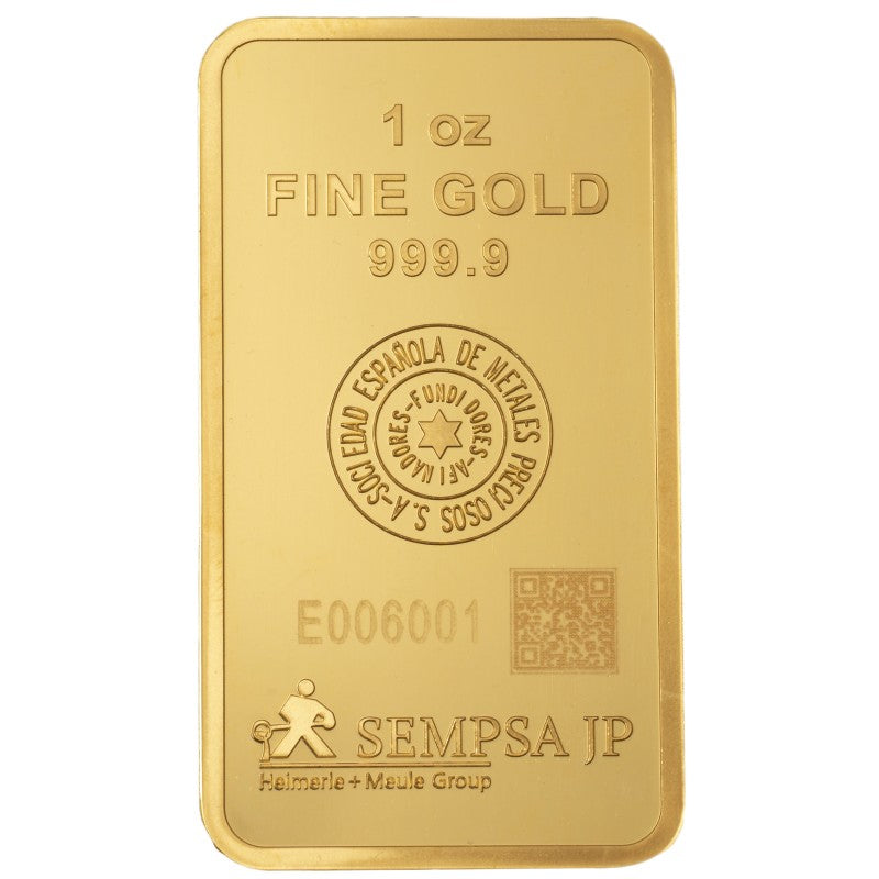 1OZ Lingote de Oro Sempsa