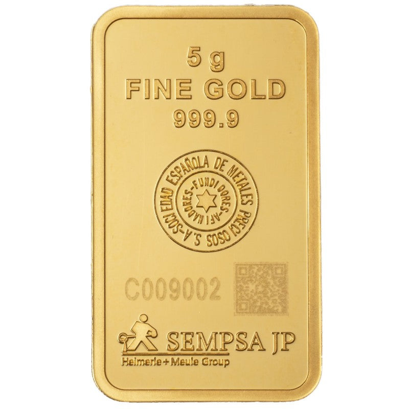 Lingote de Oro 5gr Sempsa