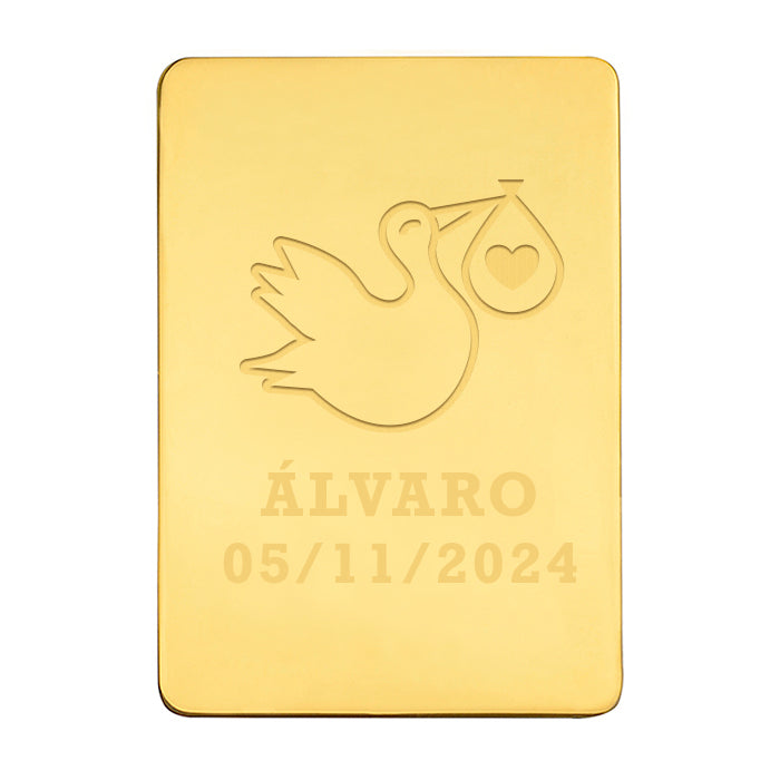 Lingote Cigüeña Personalizado